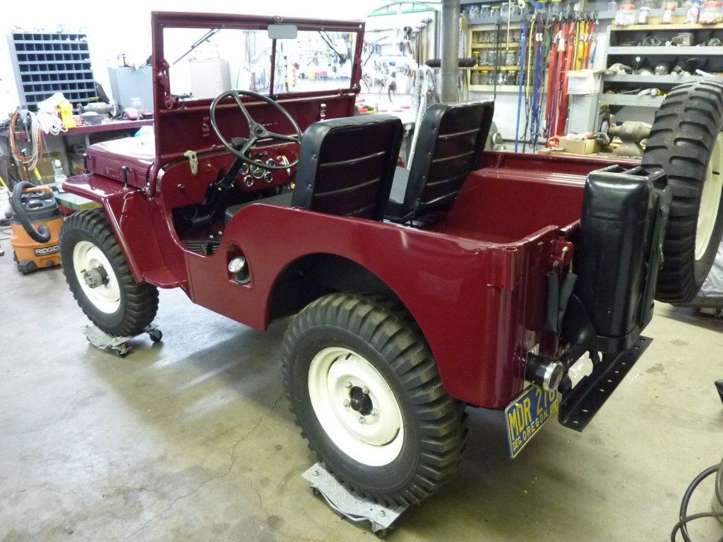1948 Willys CJ2A Jeep Completely Restored