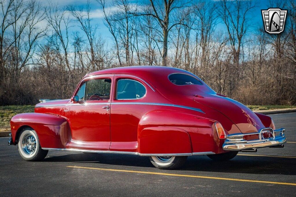 Maroon 1947 Lincoln Coupe