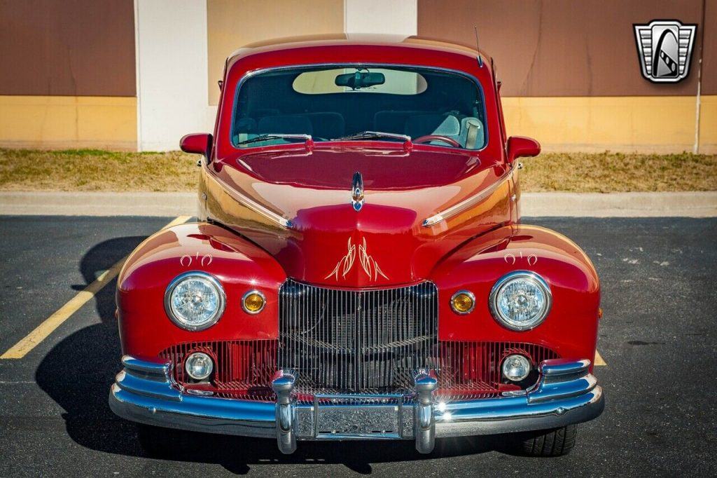 Maroon 1947 Lincoln Coupe