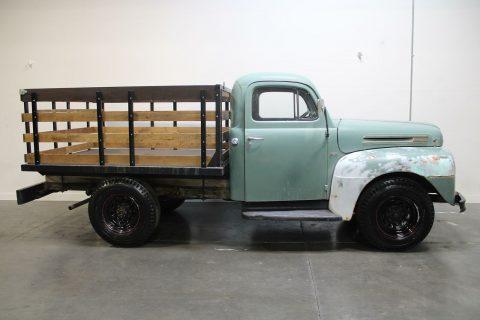1949 Ford F-350 I6 Manual Pickup Green for sale