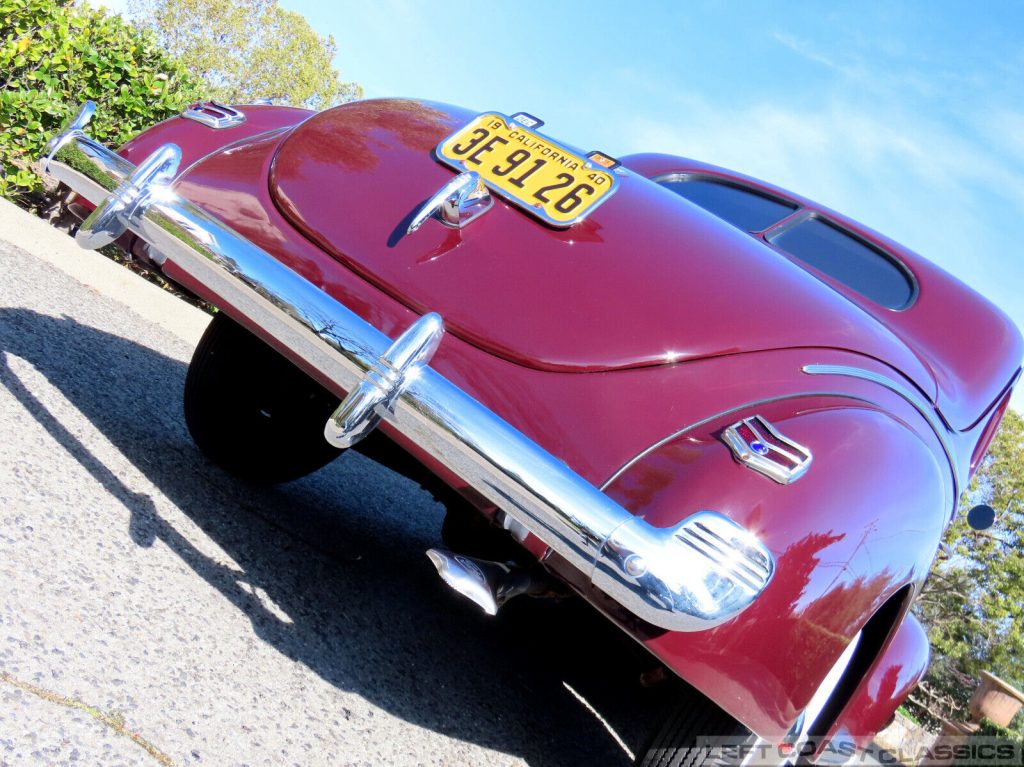 1940 Ford Deluxe Coupe Monsoon Maroon
