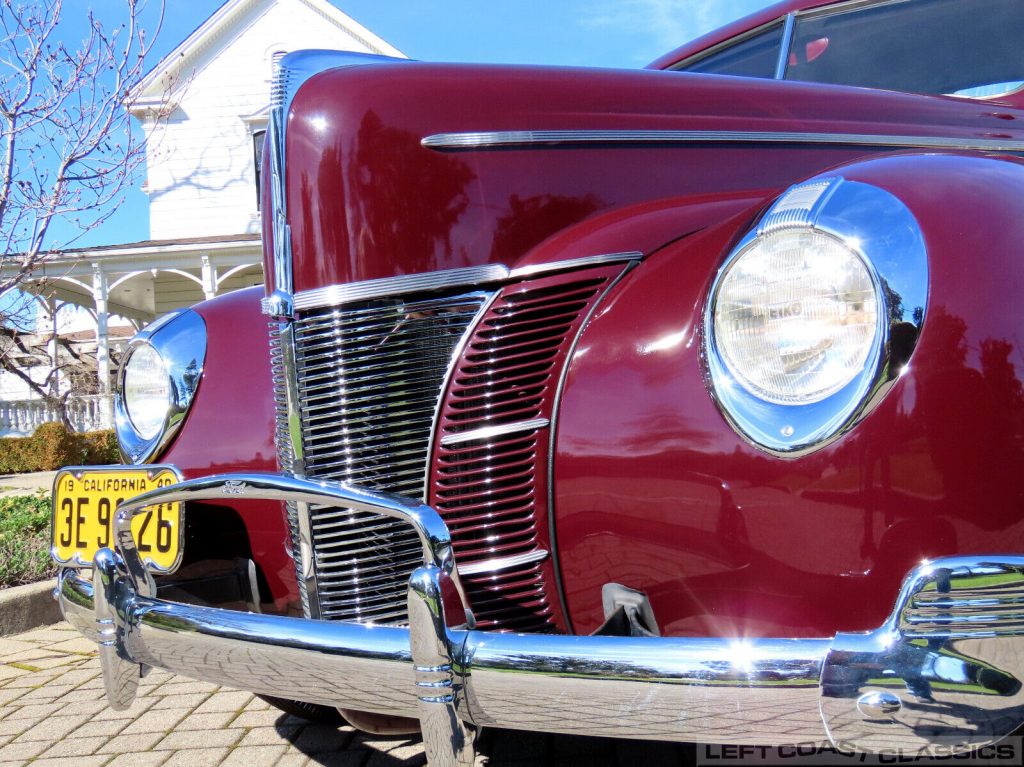 1940 Ford Deluxe Coupe Monsoon Maroon