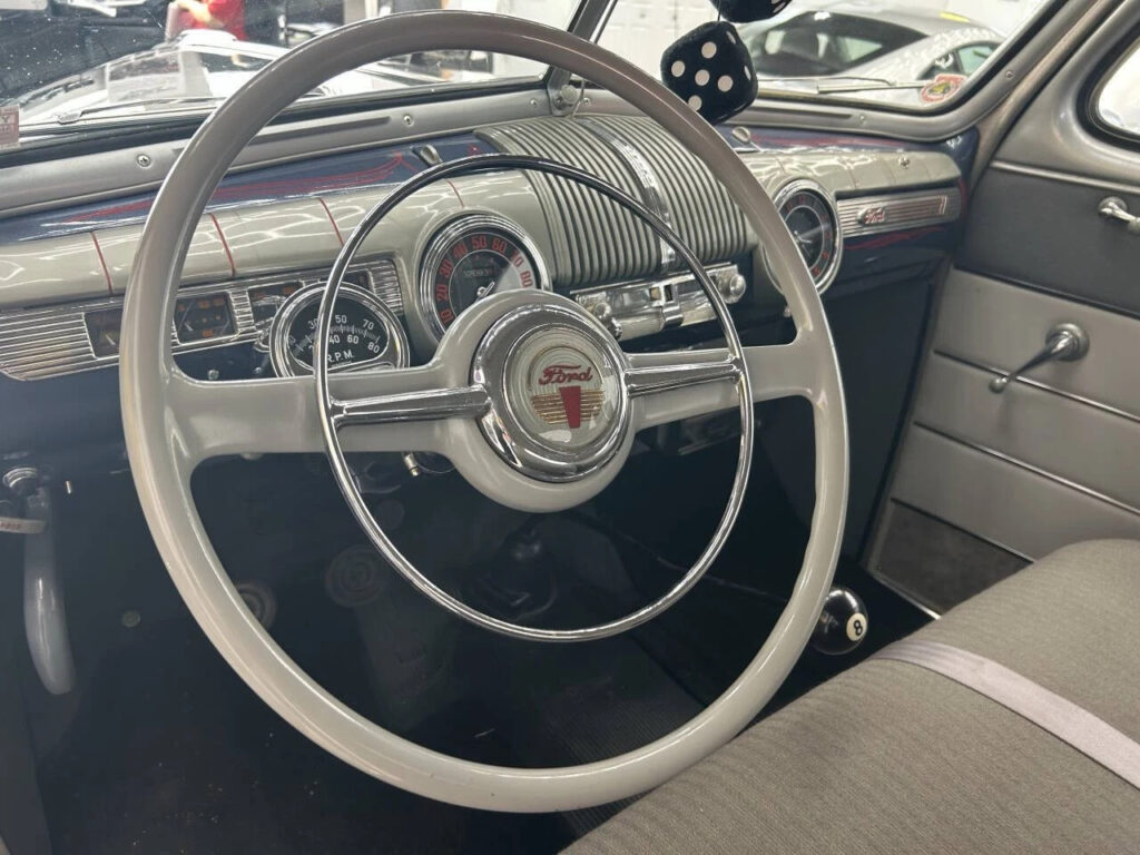 1946 Ford Super Deluxe Custom Black V8 3.8L Manual 3-Speed 5000 Miles