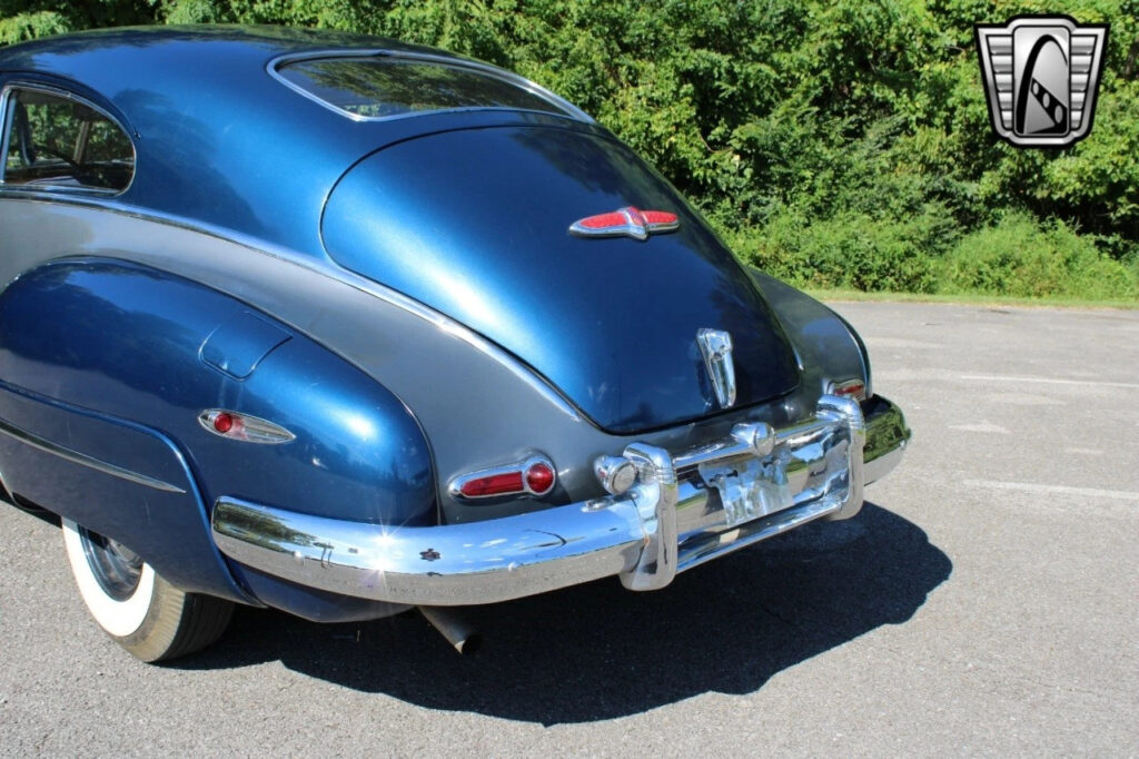 Blue and Silver Two Tone 1948 Buick Super Coupe Inline 8 248 3 Speed Manual