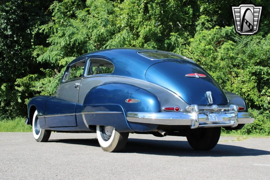 Blue and Silver Two Tone 1948 Buick Super Coupe Inline 8 248 3 Speed Manual