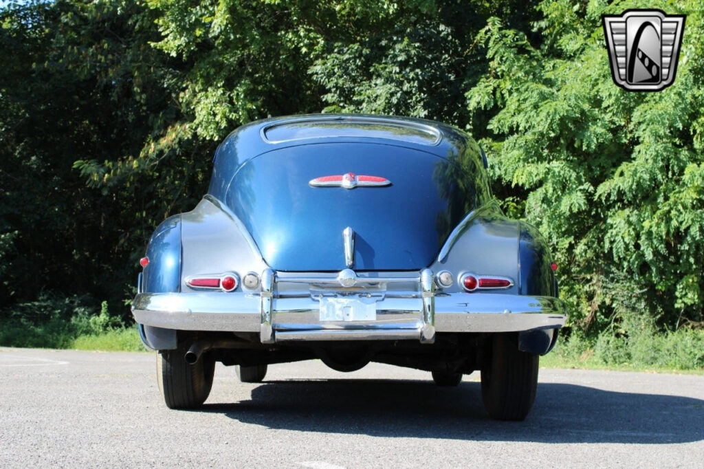 Blue and Silver Two Tone 1948 Buick Super Coupe Inline 8 248 3 Speed Manual
